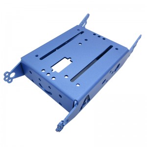 陽極酸化された仕上げのアルミニウム合金シートメタル部品のカスタム処理。